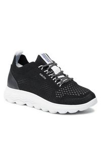 Geox Sneakersy D Spherica A D15NUA 0006K C9999 Czarny. Kolor: czarny. Materiał: materiał #4