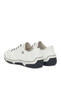 Rieker Półbuty 55901-80 Biały. Kolor: biały. Materiał: skóra, syntetyk #7