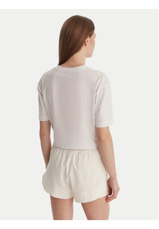 Guess T-Shirt V6GI20 K3509 Biały Regular Fit. Kolor: biały. Materiał: bawełna