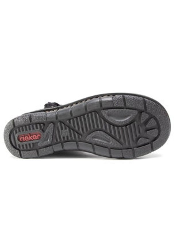 Rieker Botki 73371-00 Czarny. Kolor: czarny. Materiał: skóra
