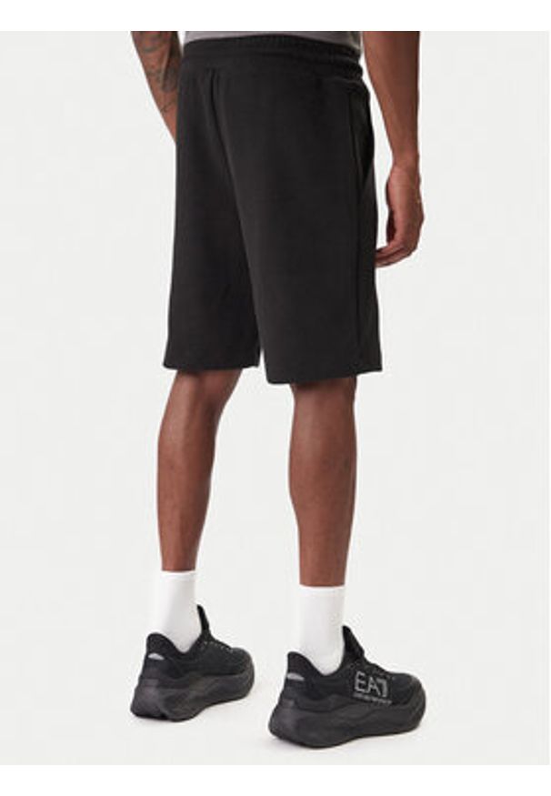 EA7 Emporio Armani Szorty sportowe 7M001365 AF22262 UC001 Czarny Regular Fit. Kolor: czarny. Materiał: bawełna. Styl: sportowy