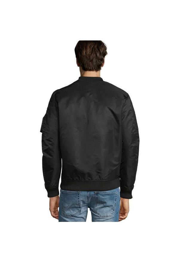 SOL'S - Kurtka Rebel Dla Dorosłych Unisex. Kolor: czarny