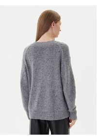 Calvin Klein Jeans Sweter Chunky LV044D328G Szary Regular Fit. Kolor: szary. Materiał: syntetyk #4