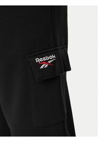 Reebok Spodnie dresowe Balint RK25740CCM Czarny Regular Fit. Kolor: czarny. Materiał: bawełna #2