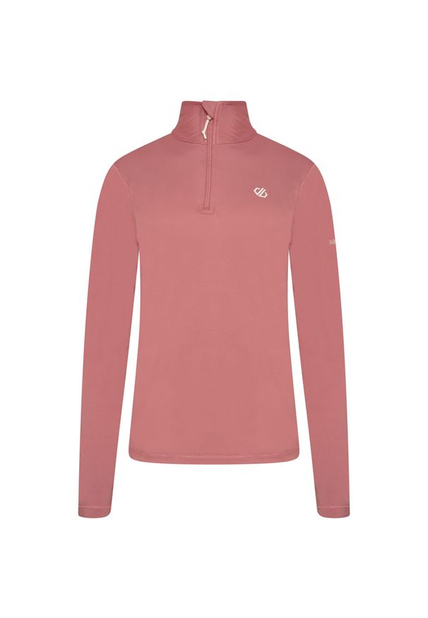 DARE 2B - Damska bluza narciarska z suwakiem Lowline II. Kolor: różowy. Materiał: poliester, elastan. Sport: narciarstwo