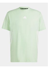 Adidas - adidas T-Shirt Future Icons 3-Stripes IR9169 Zielony Loose Fit. Kolor: zielony. Materiał: bawełna #4