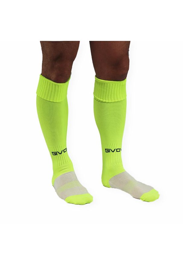Givova Żółte Fluo Buty 35-39: Sportowe i Ekologiczne. Kolor: żółty. Materiał: poliester, bawełna. Sport: piłka nożna