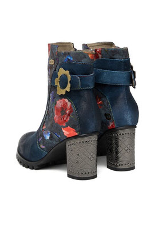 Laura Vita Botki Kateo 04 Czarny. Kolor: czarny. Materiał: materiał