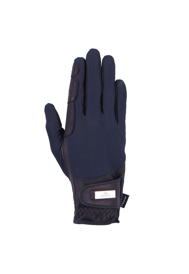 HV POLO - Rękawice jeździeckie damskie HV Polo Darent. Kolor: niebieski. Sezon: wiosna, lato. Sport: turystyka piesza, jeździectwo