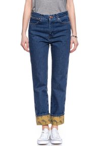 Wrangler - WRANGLER RETRO BOYFRIEND B&Y SPODNIE DAMSKIE DARK HORSE W243SW22W. Styl: retro #6