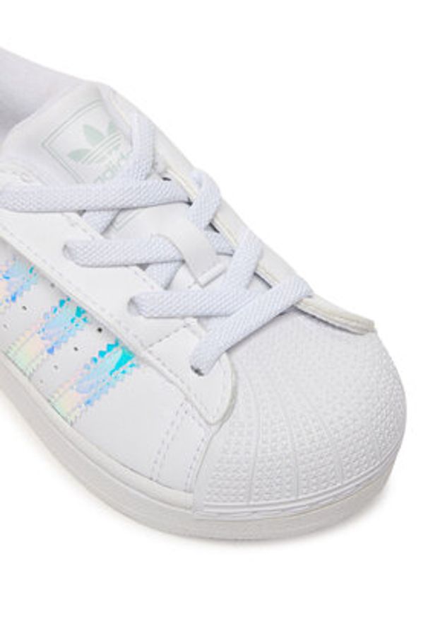 Adidas - adidas Sneakersy Superstar II Cf El I JQ1791 Biały. Kolor: biały. Materiał: skóra. Model: Adidas Superstar