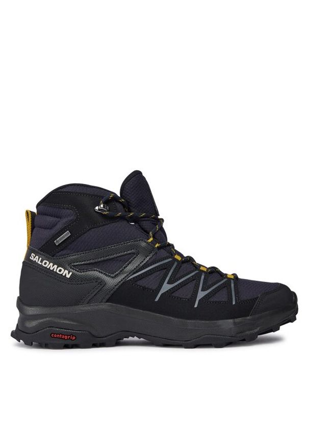 salomon - Salomon Trekkingi Daintree Mid Gtx GORE-TEX L41678400 Granatowy. Kolor: niebieski. Materiał: materiał. Technologia: Gore-Tex. Sport: turystyka piesza