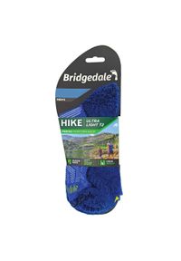 BRIDGEDALE - Skarpety turystyczne Bridgedale Hike UL T2 Merino Perfo Crew Pattern. Kolor: niebieski. Sport: wspinaczka