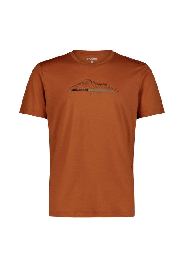 Koszulka merino męska CMP Neil T-Shirt. Kolor: czerwony