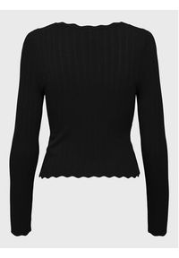 only - ONLY Sweter Dee 15259708 Czarny Regular Fit. Kolor: czarny. Materiał: wiskoza #3