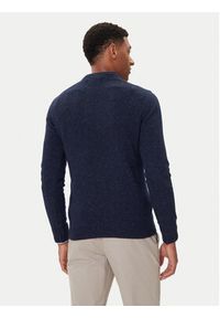 Barbour Sweter Essential Tisbury MKN0844GY12 Granatowy Regular Fit. Kolor: niebieski. Materiał: wełna #3