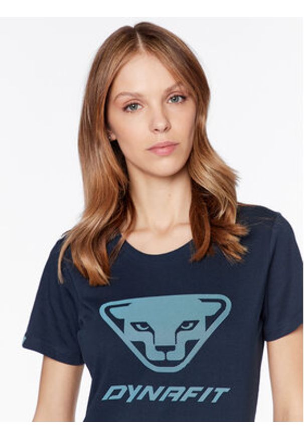 Dynafit Koszulka techniczna Graphic 08-0000070999 Granatowy Regular Fit. Kolor: niebieski. Materiał: bawełna