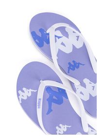 Kappa Japonki 351C24W VIOLET LAVANDA - WHITE - VIOLET LAVANDER Kolorowy. Materiał: syntetyk, materiał. Wzór: kolorowy #7