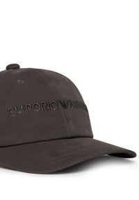 Emporio Armani Czapka z daszkiem EM001319 AF14032 U8168 Czarny. Kolor: czarny. Materiał: materiał, bawełna #3