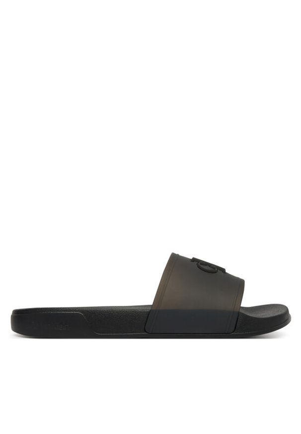 Calvin Klein Klapki Ess Slide Tpu HW0HW02959 Czarny. Kolor: czarny. Materiał: syntetyk