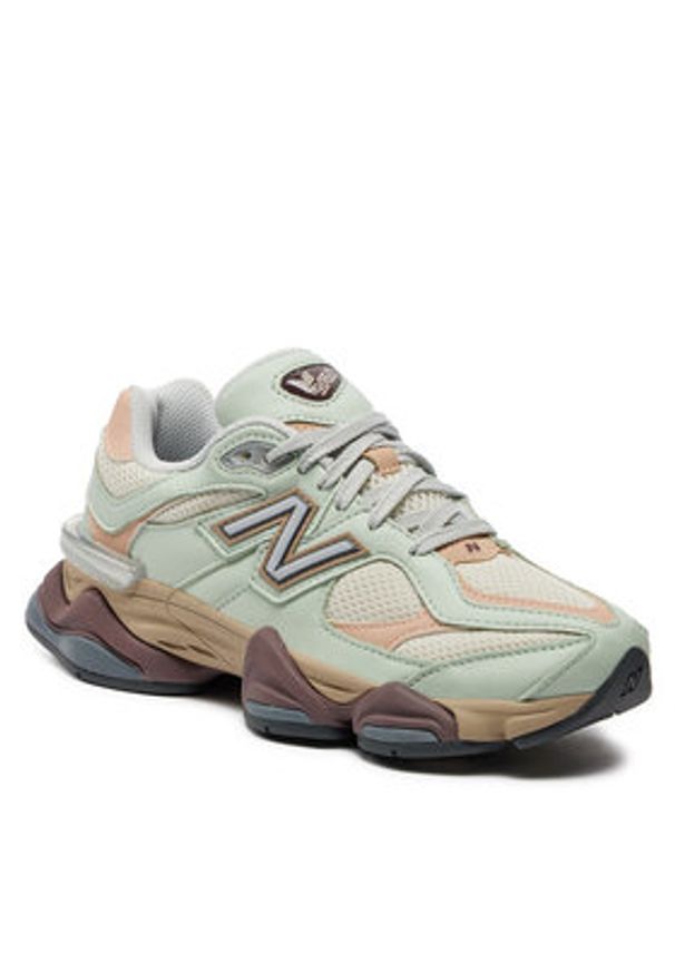 New Balance Sneakersy U9060GCA Zielony. Kolor: zielony. Materiał: skóra