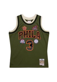 Mitchell & Ness - Jersey Philadelphia 76ers NBA Flight Swingman 1996 Allen Iverson. Kolor: zielony. Materiał: jersey. Sport: koszykówka #1