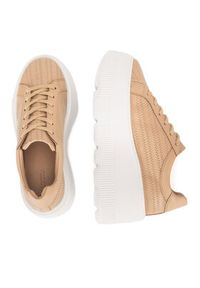 Badura Sneakersy CASI-01W1-004 Beżowy. Kolor: beżowy. Materiał: skóra #4