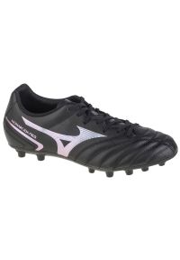 Buty piłkarskie Mizuno Monarcida Ii Select Ag M P1GA222699 czarne czarne. Zapięcie: sznurówki. Kolor: czarny. Materiał: syntetyk, guma. Sport: piłka nożna