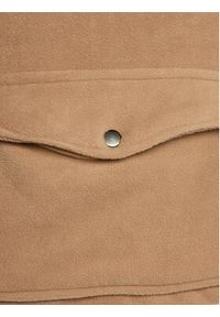 Brave Soul Bluza LSS-225LUCIENPKB Brązowy Regular Fit. Kolor: brązowy. Materiał: wiskoza