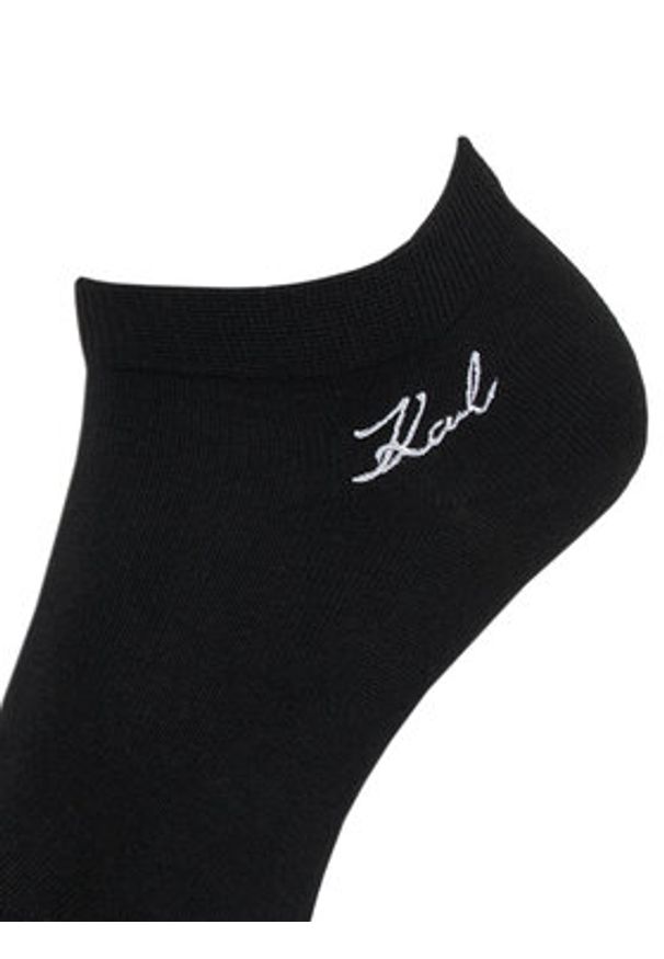 Karl Lagerfeld - KARL LAGERFELD Skarpety krótkie A4W47035 Czarny. Kolor: czarny. Materiał: bawełna