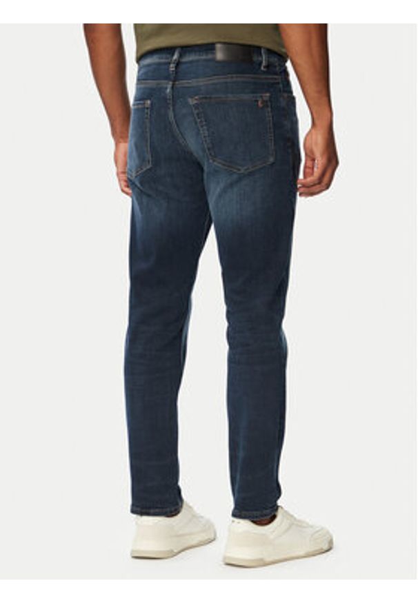 BOSS Jeansy 50566088 Granatowy Regular Fit. Kolor: niebieski