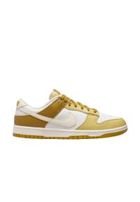Buty Chłopak Nike Dunk Retro żółty. Okazja: na co dzień. Kolor: żółty. Materiał: syntetyk, tkanina, materiał. Sport: turystyka piesza