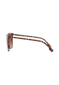 Burberry okulary przeciwsłoneczne damskie kolor czarny. Kolor: brązowy