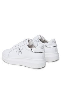 Patrizia Pepe Sneakersy PJ210.30 S Biały. Kolor: biały. Materiał: skóra