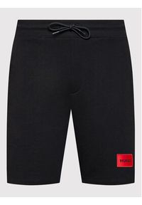 Hugo Szorty sportowe Diz222 50466196 Czarny Regular Fit. Kolor: czarny. Materiał: bawełna. Styl: sportowy