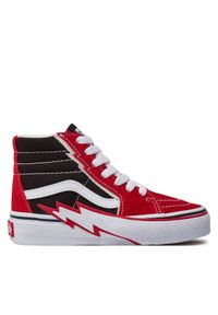 Vans Sneakersy Sk8-Hi Bolt VN000BVJREB1 Czerwony. Kolor: czerwony. Materiał: zamsz, skóra. Model: Vans SK8