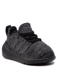 Adidas - Buty adidas Swift Run 22 El I GW8167 Cblack/Grefiv/Ftwwht. Kolor: czarny. Materiał: materiał. Sport: bieganie