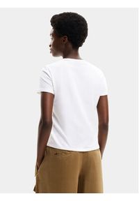 Desigual T-Shirt More SMILEY 24SWTKAL Biały Slim Fit. Kolor: biały. Materiał: bawełna #5