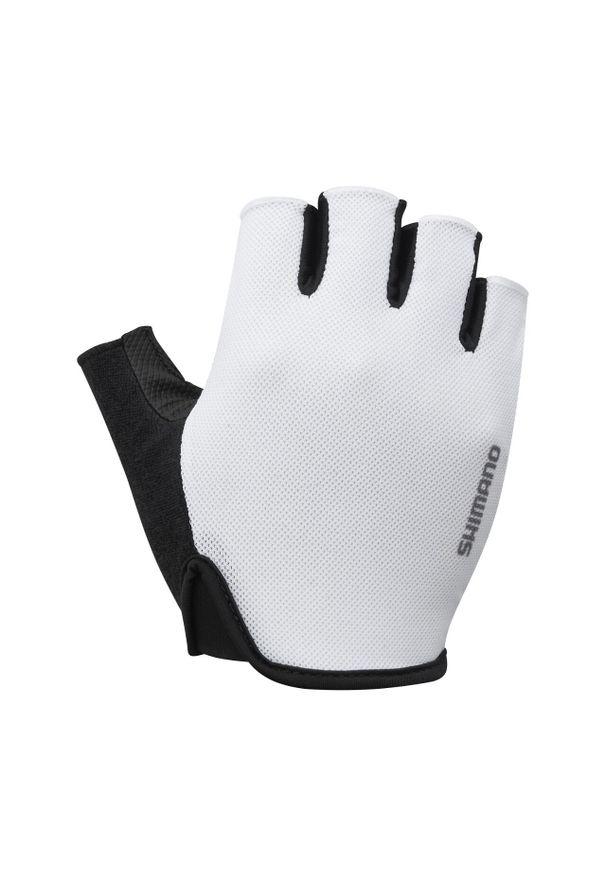 SHIMANO - Krótkie rękawice Shimano Airway. Kolor: biały. Sport: kolarstwo