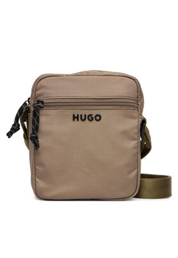 Hugo - HUGO Saszetka Everett 50563508 Brązowy jasny. Kolor: brązowy. Materiał: materiał