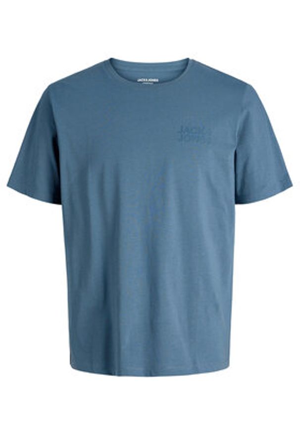 Jack & Jones T-Shirt Corp 12151955 Niebieski Regular Fit. Kolor: niebieski. Materiał: bawełna