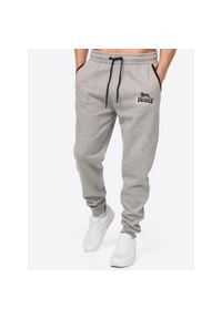 Spodnie do biegania Lonsdale Two Tones. Kolor: szary. Materiał: dresówka. Styl: sportowy #1