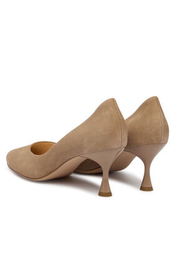 HÖGL Czółenka 1-106002 Beżowy. Kolor: beżowy. Materiał: zamsz, skóra