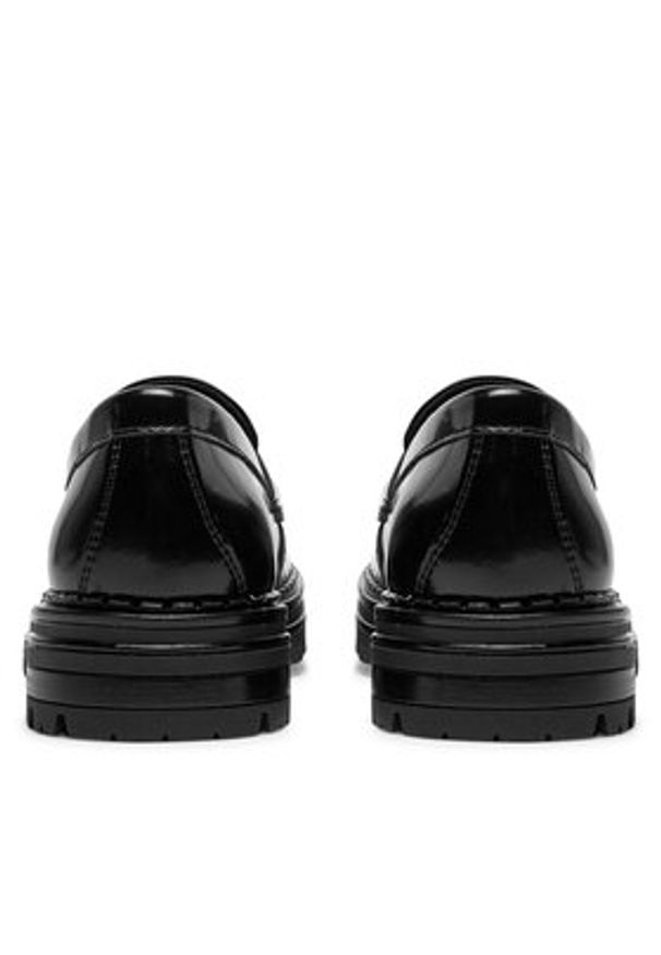Calvin Klein Jeans Loafersy V4A4-81027-1453 M Czarny. Kolor: czarny. Materiał: skóra