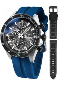 Zegarek męski Vostok Europe 6S10-320E693SB niebieski. Kolor: niebieski #1