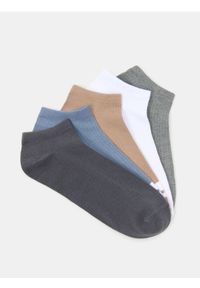 Sinsay - Prążkowane skarpetki 5 pack - wielobarwny. Materiał: prążkowany #1