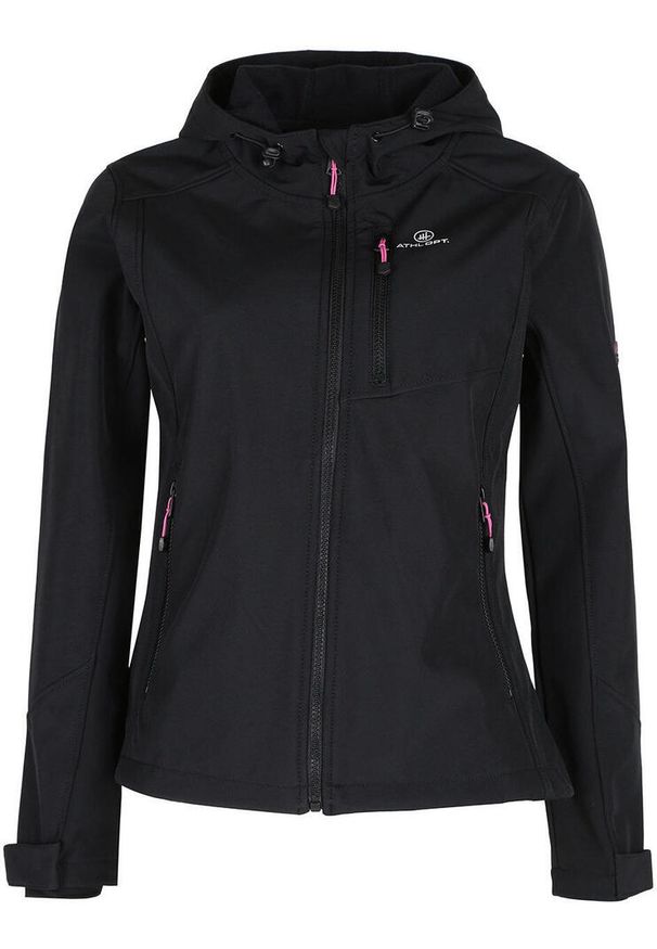 ZUMBA WEAR - Kurtka Softshell Octavia dla Kobiet - Komfort i Styl. Kolor: czarny. Materiał: elastan, poliester. Sport: turystyka piesza