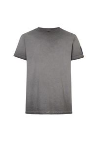 Ochnik - T-shirt męski. Kolor: szary. Materiał: bawełna. Wzór: nadruk. Styl: elegancki #3