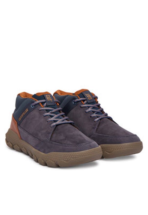 CAT Footwear Sneakersy Hex Lite P726410 Brązowy. Kolor: brązowy. Materiał: skóra, nubuk