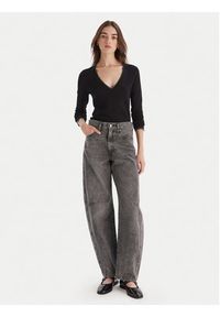 Liu Jo Sweter MF5227 MS49I Czarny Regular Fit. Kolor: czarny. Materiał: wiskoza, syntetyk #5